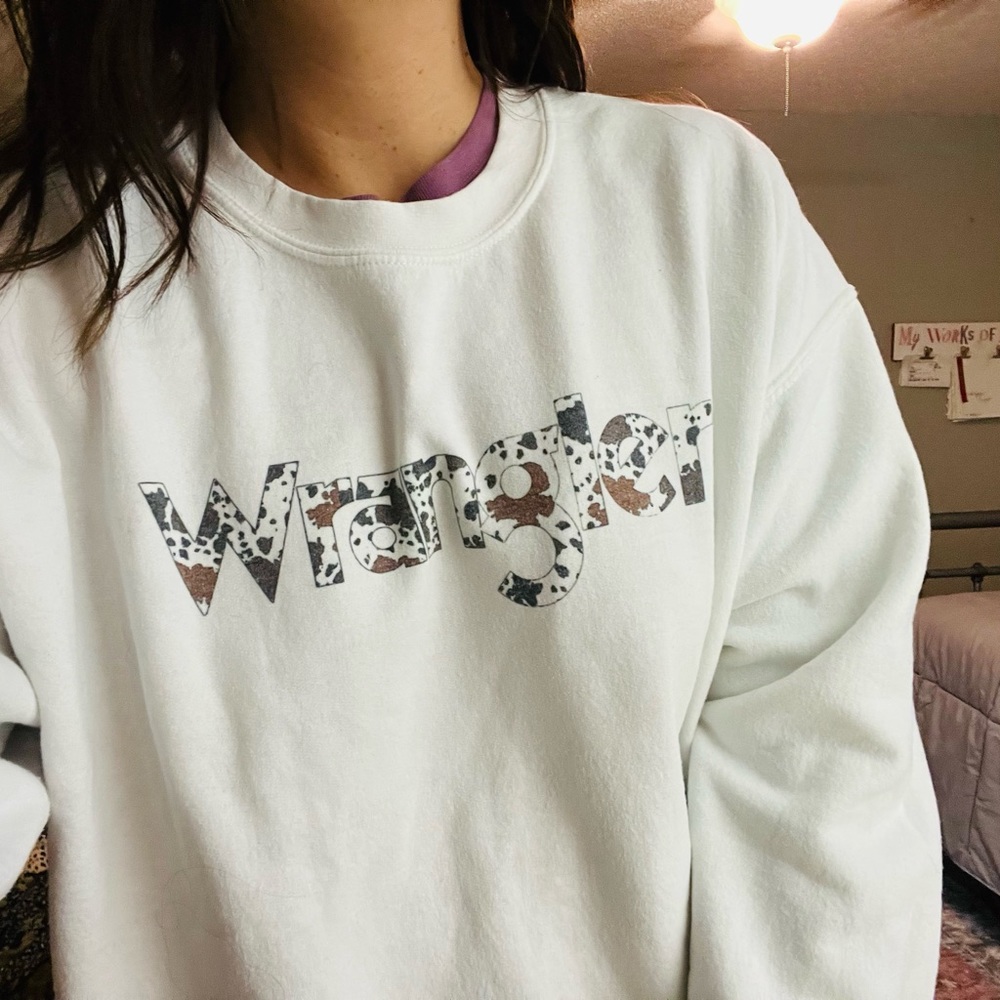 Cow print hoodie